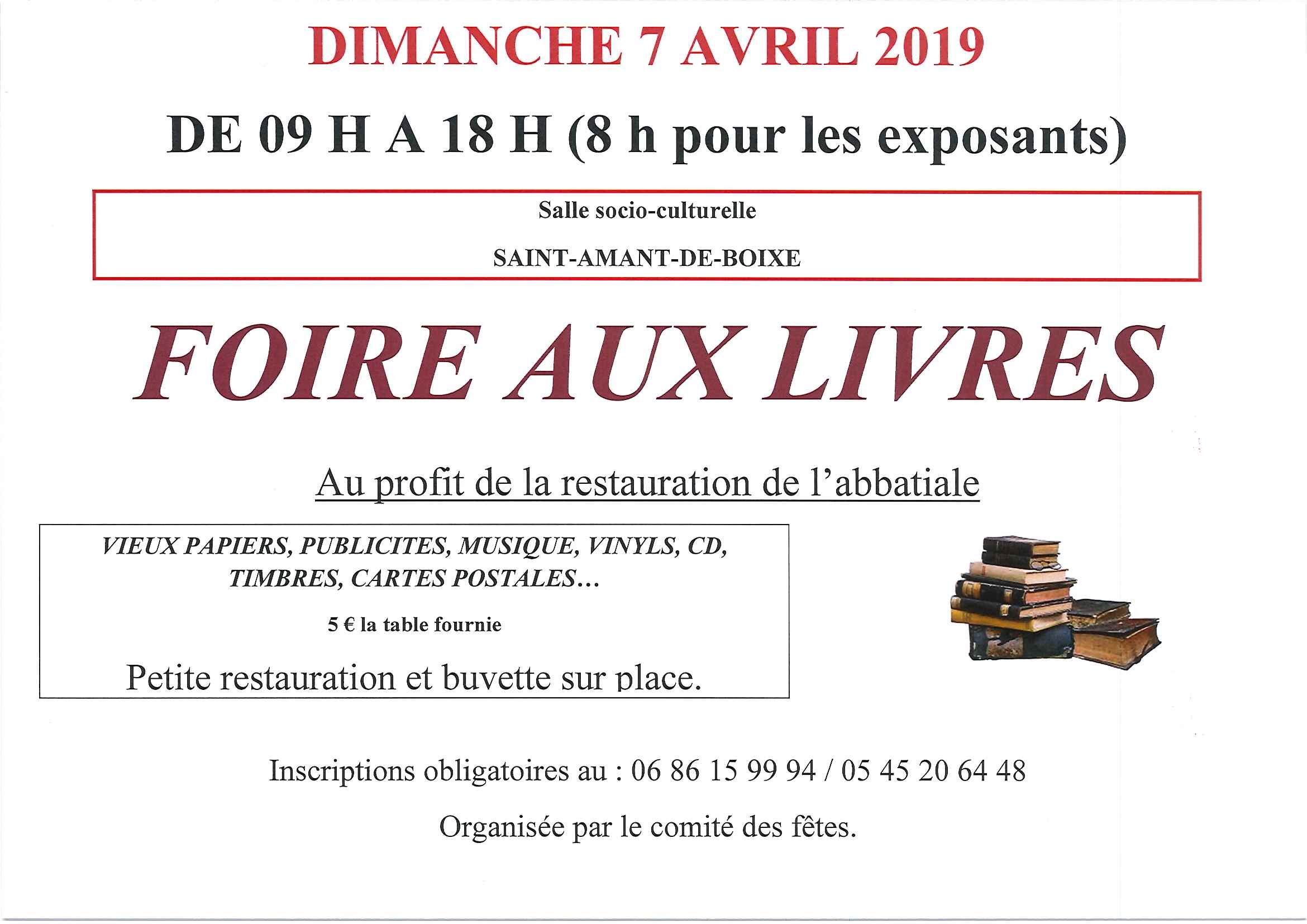 FOIRE AUX LIVRES